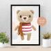 FRILY Crochet Bear - Small Knitted Amigurumi Toy for Kids and Adults - Handmade 7.5 Blue Stuffed Animal - Buy Online on GoSupps.com