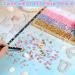 8420 PCS 4 Colors ABS Flat Back Pearls for Crafts | 3/4/5/6/8/10 mm Half Round Pearls with Self Adhesive Resin Picker Pencil | DIY Phone Nail Shoe (White Pink Peach Blue Gold) - Mix-Color - Buy Online on GoSupps.com