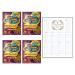 Sauce Mix Bundle which Contains Blue Dragon Sweet Chilli & Garlic Stir Fry Sauce 120g - Pack of 4 with Grocery List Card