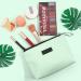 Small Cosmetic Pocket for Women | Waterproof PU Leather Makeup Bag - Cute Versatile Travel Organizer (Green) - Buy Online on GoSupps.com
