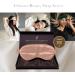 SILKSLEEK 22 Momme Pure Mulberry Silk Sleep Mask in Rose Gold | 100% Pure Silk Filled Eye Mask | Super Soft & Comfortable | Blackout Eye Mask for Sleeping | Travel Essentials | Gift Box Included - Buy Online on GoSupps.com