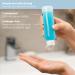 Kunz Packaging 100ml Travel Bottles - 5 Set Silicone-Free Liquid Containers for Aircraft Travel - Buy Online on GoSupps.com