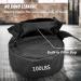 LILYPELLE 200LB Heavy Duty Training Sandbag for Fitness, Cross Training, Military Conditioning - Black - Buy Online on GoSupps.com