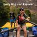 Luffwear Float Coat Dog Jacket - Buoyancy Vest for Safe Swimming & Water Sports - Wave Orange Medium - Buy Online on GoSupps.com