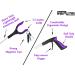 32 Inch GrabRunner Reacher Grabber with Strong Magnetic - Purple - Buy Online on GoSupps.com