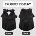 Cit toile Dog Wedding Suit Set | Formal Smoking Shirt for Small Medium & Large Dogs | Party & Halloween Outfit in Black - Buy Online on GoSupps.com