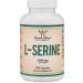 L-Serine Capsules (Third Party Tested) - 2,000mg Servings Used in Clinical Study 180 Count 500mg per Capsule (L Serine Amino Acid for Serotonin Production and Brain Support) by Double Wood - Buy Online on GoSupps.com