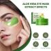 Aloe Vera Eye Mask - 60PCS Under Eye Patches for Dark Circles & Puffiness | Anti-Aging Wrinkle Reduction & Skin Firming Treatment - 2.82oz - Buy Online on GoSupps.com