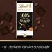 Lindt Excellence 100% Cocoa - Noble Bitter Chocolate 50g | Vegan Dark Chocolate | Extra Strong & Intensive Cocoa Taste | Perfect Chocolate Gift - Buy Online on GoSupps.com