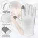 WLLHYF Moisturizing Gloves - White Cotton Touch Screen Gloves for Men & Women | Overnight Spa Cosmetics Treatment for Dry Hands | 1 Pair - Buy Online on GoSupps.com