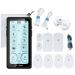 Dr. Boyd's "Advanced X" Touchscreen TENS & EMS Unit -32 Modes 8 Settings Large Back-Lit Touchscreen Display Dual Channel Re-Chargeable Battery Automatic Timer 5 Pairs of Pads Storage Bag