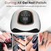 White Hawk UV Lamps for Gel Nails / 300W UV Nail Lamp with 72 Beads Large LED Display Auto Sensor and 4 Timer Settings for Fingernails and Toenails/UV Nail Lamp for Home and Salon Use - Buy Online on GoSupps.com