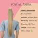 CAISHA 28 Extra Long Straight Ponytail Hairpiece | Heat-Resistant Synthetic | Honey Blond #27H22 | H167 - Buy Online on GoSupps.com