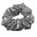 4 Pack Metallic Slap Bracelet Hair Scrunchies - Silver Ponytail Holder for School Performance and Parties - Buy Online on GoSupps.com
