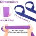 Rovepic 5 Pack All-Purpose Yoga Mat Strap Sling Roller | Adjustable Ski Boots & Ice Skate Carrier | Exercise Stretching Band & Mat Carrier | Anti-Tear Design - Buy Online on GoSupps.com