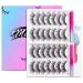 14 Pairs Magnetic Eyelashes and Eyeliner Kit Long-lasting False Eyelashes No Glue Needed (T17)