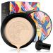 Mushroom Head Air Cushion BB Cream CC Cream Foundation for Nude Makeup Face - Long-lasting Moisturizing Liquid Cover Concealer Invisible Pores and Brighten Skin Colour 2-in-1 (Natural Color) 10 ml (Pack of 1) Natural Color
