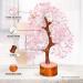 Rose Quartz Bonsai Tree with Pink Tourmaline - Healing Crystals & Home Decor for Women - Buy Online on GoSupps.com