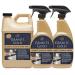 Granite Gold Quartz Clean & Shine Streak-Free Cleaner Deeps Cleans and Polishes All Quartz Surfaces Including Silestone LG and More 64 Fluid Ounces and 2 x 24 Fluid Ounces 37.33 Fl Oz (Pack of 3)