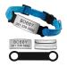 Didog Reflective Cat neck band with namesake made of stainless steel-no noise sliding engraving ID day for kittens cats and small dogs blue size XXS XXS: FIT 14-20cm (5.5-8 ") Neck blue