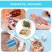 tongfeng Personal Pill Organizer Portable Daily Pill Dispenser - Daily Lightweight Personal Medicine Container with Good Sealing Portable Weekly Pill Dispenser for Travel Home Work School 4 Grid Cream White - Buy Online on GoSupps.com
