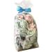Amaretti del Chiostro Crunchy individually wrapped Italian Amaretti Biscuits in gift Bag 16 biscuits (approx 150g)