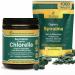 Biogenesis Organic Spirulina & Chlorella Bundle | Australian Grown | 1000 Spirulina Mini Tabs (200mg) + 300 Chlorella Tablets (500mg) | Rich in Chlorophyll & Phycocyanin | Daily Vegan Superfood Pack