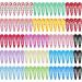 100Pcs Snap Hair Clips 2.76 Inch Metal Barrettes in Assorted Colors - Non-Slip Hair Accessories for Girls, Women, Kids, Teens - 100pcs Colorful Set - Buy Online on GoSupps.com