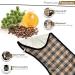 Organic Castor Oil Pack Wrap | Reusable & Mess-Free | Universal Fit for Liver Detox | Adjustable Elastic Strap | Includes Plaid + Bag - (Castor Oil Not Included - Buy Online on GoSupps.com