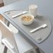Gasar Extra Large Silicone Placemats for Toddlers - 22x11 Inches, Suction Cups, Raised Edges, Non Slip - Gray - Buy Online on GoSupps.com