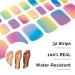 Nail Foil for Toenails - Self-Adhesive Gel Nail Films UV Hardening 32 Rainbow Wraps - Perfect Gifts for Women & Girls - Buy Online on GoSupps.com