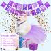 Hamify 4 Pieces Cute Dog Birthday Outfit with Pet Tutu Skirt Puppy Pearl Necklace Dog Crown Hat and Happy Birthday Banner for Puppy Dog Pet Cat Girl Birthday Party Supplies (Purple) - Buy Online on GoSupps.com