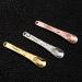 6 Pack Metal Makeup Spatula Mini Spoon Beauty Scoop for Facial Cosmetic Face Mask - Silver, Rose Gold and Gold | High-Quality Beauty Tools - Buy Online on GoSupps.com