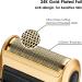 Styleader Aluminum Foil Shaver - 24K Gold Coated Blade, Beard Trimmer, Rechargeable Electric Razor for Men - Buy Online on GoSupps.com