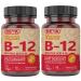 Deva Vegan Vitamins B12 Fast Dissolve Supplement - Once-Per-Day Complex with 1000 Mcg Methylcobalamin B12 Folic Acid B6 - Lemon Flavor - 90 Dissolvable Tablets 2-Pack 90 Count (Pack of 2)