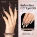 Reflective Cat Eye Gel Polish - 6 Magnetic Colors | Manicure Soak Off UV Gel 038 - Buy Online on GoSupps.com