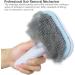 GOSCIEN Self Cleaning Pet Grooming Brush for Dogs & Cats | Removes Loose Fur, Tangles, & Dirt | Stable Thicker Bristles | Great for Medium Long Hair | Blue - Buy Online on GoSupps.com