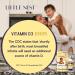 Little Nest: Baby Vitamin D3 Drops 400 IU per Dose | Natural & Clean Formulation for Infants & Toddlers | 100 Day Supply - Buy Online on GoSupps.com