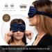 SILKSLEEK 22 Momme Pure Mulberry Silk Eye Mask for Sleeping in Navy Blue - Super Soft & Comfortable Sleep Mask with 100% Pure Silk Filling - Travel Essentials - Gift Box Included - Buy Online on GoSupps.com