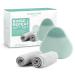 MAGNITONE Rinse + Repeat Gift Set - XOXO Silicone Facial Cleansing Brush + WipeOut Microfibre Cleansing Cloths - Makeup Removal Cleanse Brighten and Soften Skin 100% Waterproof USB Rechargeable