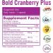 Bold Botanica Cranberry Plus Capsules - 36mg PACs for Urinary Tract Health | Potent Extracts with Non-GMO Vitamin C - Buy Online on GoSupps.com