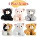6-Pack 6-inch Small Stuffed Cats - Plush Kittens Toys for Baby Boys & Girls - Buy Online on GoSupps.com