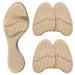 Metatarsal Pads Women Ball of Foot Cushions for Women Heel Inserts for Women Heel Pads for Shoes (2 Pairs Foot Pads) High Heel Comfort Pads Anti Slip Invisible Design Beige