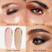 Enfuntins Shimmer Cream Eyeshadow Stick - Rose Gold Glitter Eyeshadow Crayon Pencil - Buy Online on GoSupps.com