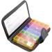 Inspirations 7-Day AM/PM Pill Organizer Box | Black Leather | Snap Lids & Detachable Compartments for Pills & Vitamins - International Shipping Available - Buy Online on GoSupps.com