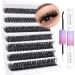 D Curl DIY Eyelash Extension Kit - 126 Fluffy Wispy Lash Clusters - Strong Hold - 80P-10-16mm Mix - Buy Online on GoSupps.com