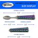 9 Rainbow-Finished Butterfly-Open Styled Travel/Camping Spoon - Buy Online on GoSupps.com