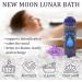 Sacred New Moon Aura Cleansing Bath Oil Kit with Reiki - Energy Clearing & Protection from Negative Energy | Moonwater Elixirs - Buy Online on GoSupps.com