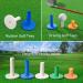 XMWangzi Golf Rubber Tees - 5 PCs for Driving, Putting, Chipping Practice | Suitable for Indoor & Outdoor Use with Golf Mats and Nets - Buy Online on GoSupps.com