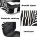 Zebra Imprint Menstruation Pad Bag with Zipper - Stylish & Functional Women's Tampon Collective Bag - Buy Online on GoSupps.com